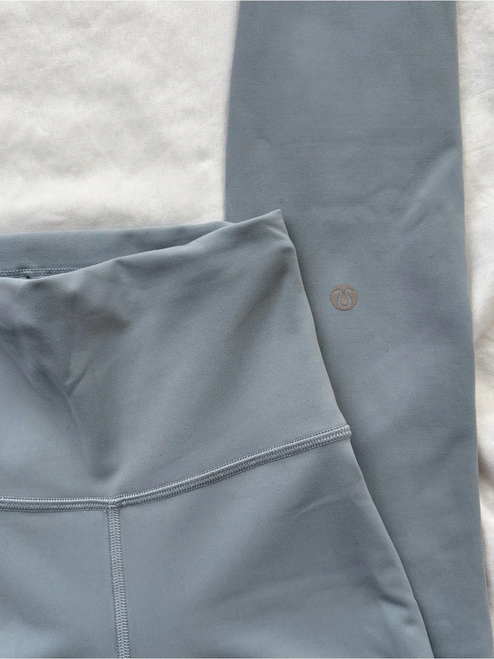 Lululemon Wunder Train Leggings Size 0 Blue Gray High Rise 25”